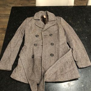 Chevron brown and cream Coat